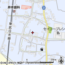 栃木県栃木市都賀町家中2156周辺の地図