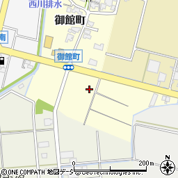 石川県小松市御館町（甲）周辺の地図