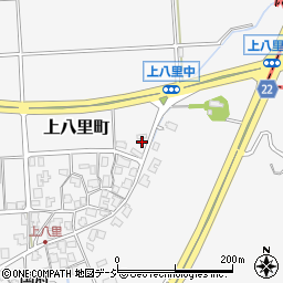 石川県小松市上八里町（ホ）周辺の地図