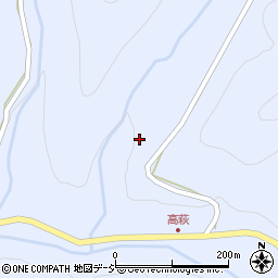 筑北村　高萩生活支援センター周辺の地図