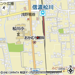 松川郵便局 ＡＴＭ周辺の地図
