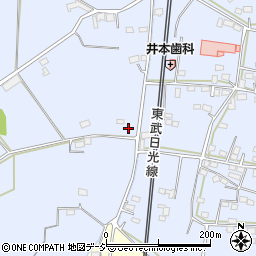 栃木県栃木市都賀町家中6199周辺の地図