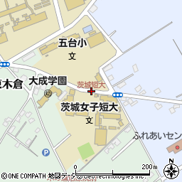 茨城短大前周辺の地図