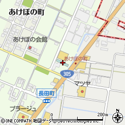 石川県小松市長田町イ3周辺の地図