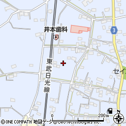 栃木県栃木市都賀町家中2152-3周辺の地図