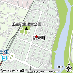 栃木県下都賀郡壬生町駅東町25周辺の地図
