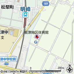板津公民館周辺の地図