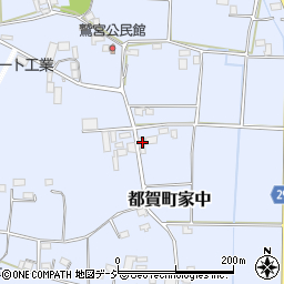 栃木県栃木市都賀町家中396周辺の地図