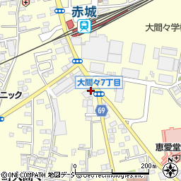 山田硝子店お客様用周辺の地図