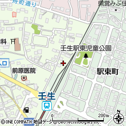栃木県下都賀郡壬生町中央町1-25周辺の地図