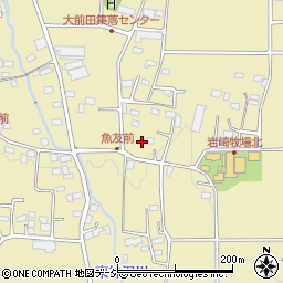 群馬県前橋市大前田町1353周辺の地図