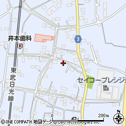 栃木県栃木市都賀町家中2180周辺の地図