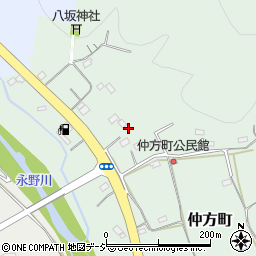 栃木県栃木市仲方町199周辺の地図