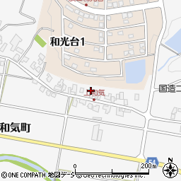 石川県能美市和気町ホ周辺の地図