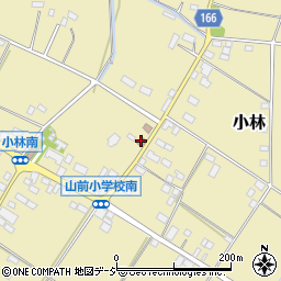 芳賀山前郵便局周辺の地図