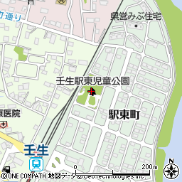 栃木県下都賀郡壬生町駅東町28周辺の地図