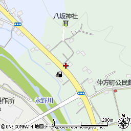 栃木県栃木市仲方町197周辺の地図