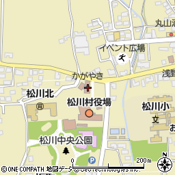 松川村　子ども未来センター周辺の地図