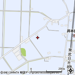 栃木県栃木市都賀町家中6186-1周辺の地図