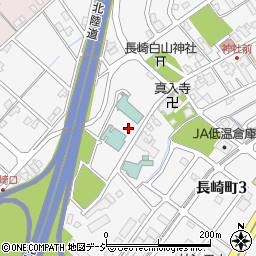 石川県小松市長崎町周辺の地図