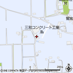 栃木県栃木市都賀町家中601周辺の地図