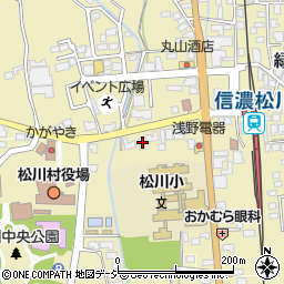長野県北安曇郡松川村7020周辺の地図