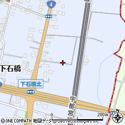 栃木県下野市下石橋240周辺の地図