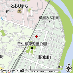 栃木県下都賀郡壬生町駅東町2周辺の地図