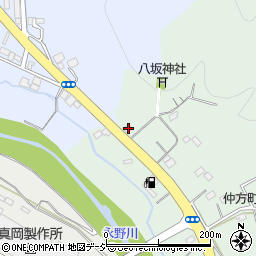 栃木県栃木市仲方町180周辺の地図