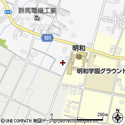 群馬県前橋市富士見町時沢961周辺の地図