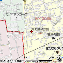 群馬県みどり市大間々町大間々766-11周辺の地図