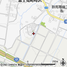 群馬県前橋市富士見町時沢889-16周辺の地図