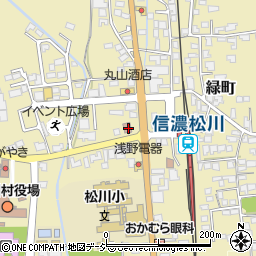 長野県北安曇郡松川村7023-1周辺の地図
