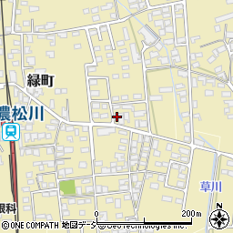 長野県北安曇郡松川村7025-88周辺の地図