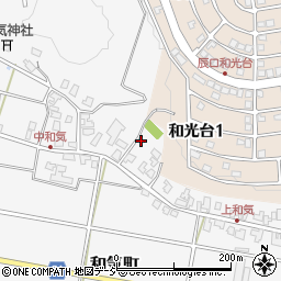石川県能美市和気町（に）周辺の地図