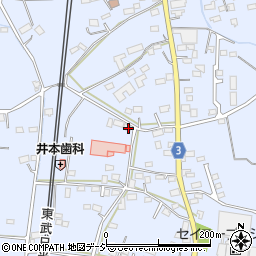 栃木県栃木市都賀町家中2196周辺の地図