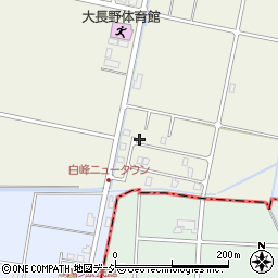 石川県能美市大長野町（ニ）周辺の地図