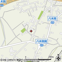 栃木県真岡市八木岡周辺の地図