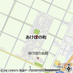 石川県小松市あけぼの町周辺の地図