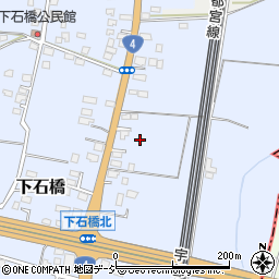 栃木県下野市下石橋258周辺の地図