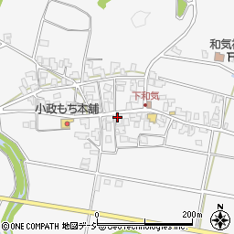 石川県能美市和気町チ周辺の地図