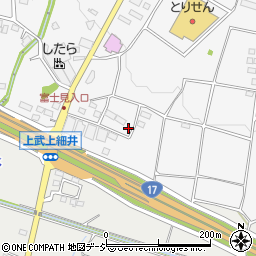 群馬県前橋市富士見町時沢34-6周辺の地図