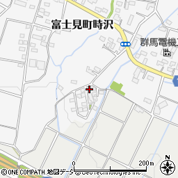 群馬県前橋市富士見町時沢892-3周辺の地図