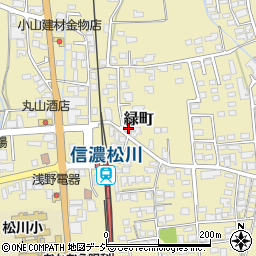 長野県北安曇郡松川村7022-60周辺の地図