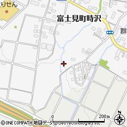 群馬県前橋市富士見町時沢897周辺の地図