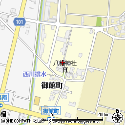 石川県小松市御館町（乙）周辺の地図
