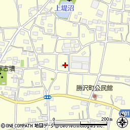 群馬県前橋市勝沢町周辺の地図