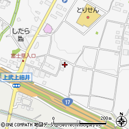 群馬県前橋市富士見町時沢30周辺の地図