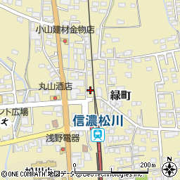長野県北安曇郡松川村7022-1周辺の地図