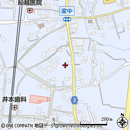 栃木県栃木市都賀町家中2224-1周辺の地図